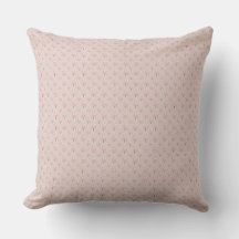 Minimalistische kleine rosa Blumenmuster-Wurfkisse
