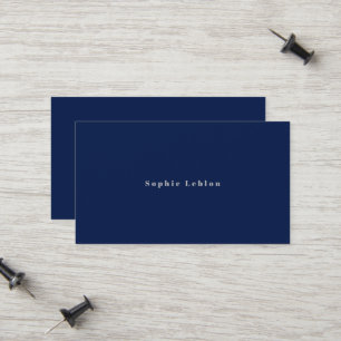 Minimalistische Kontaktkarte mit modernem Schrifta Telefonnummerkarte
