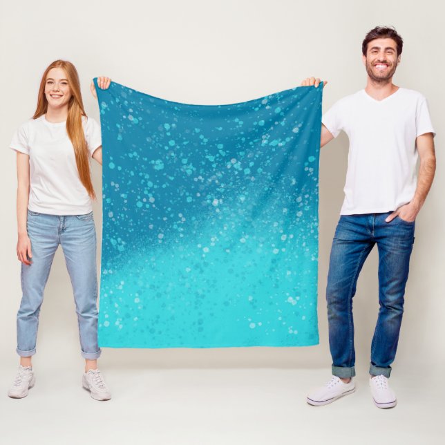 Minimalistische Kunst: Gebrochenes Eis Fleecedecke (Beispiel)