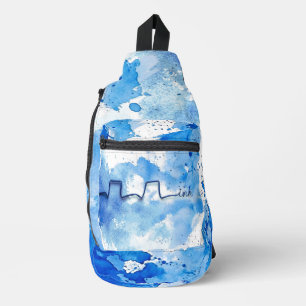 Minimalistische Kunst Inh. Inhalationstherapeut Crossbody Bag