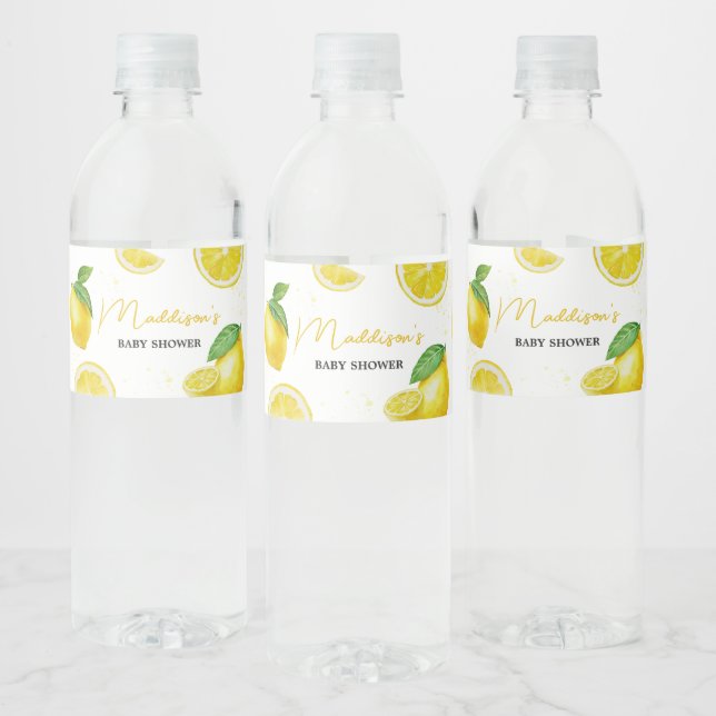 Minimalistische Lemonade Kinderdusche (Flaschen)
