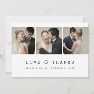 Minimalistische Liebe für Hochzeiten mit mehreren  Save The Date