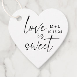 Minimalistische Liebe ist eine süße Kalligrafie-Ho Geschenkanhänger