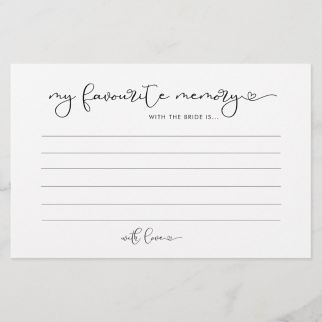 Minimalistische Liebe - meine Lieblingsspeicherkar Flyer (Vorne)