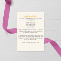 Minimalistische Lila Aster-Hochzeitkarte