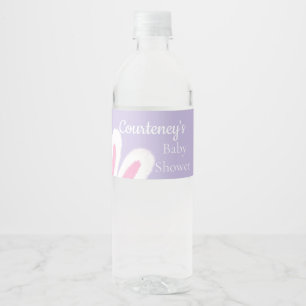 Minimalistische Lila, flauschige Babydusche
