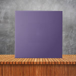 Minimalistische Lila Violett-Vollfarbe Fliese<br><div class="desc">Minimalistische lila Violett-Vollfarbe</div>