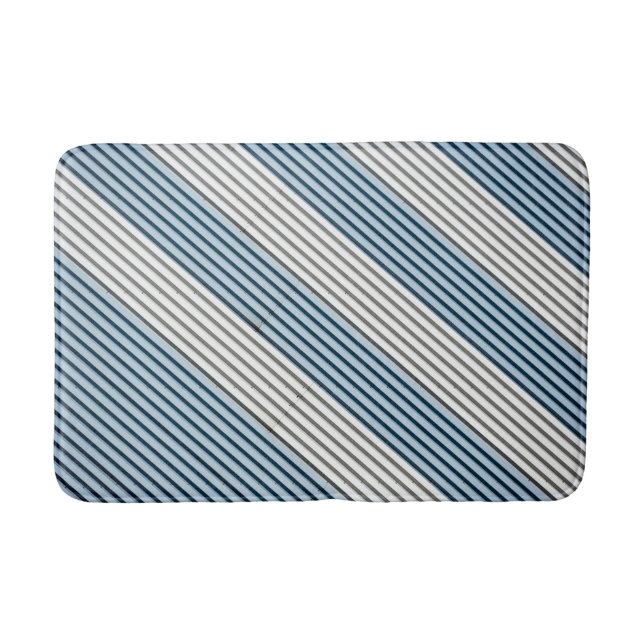Minimalistische Linie Art Bath Mat - Sleek & Moder Badematte (Vorderseite)