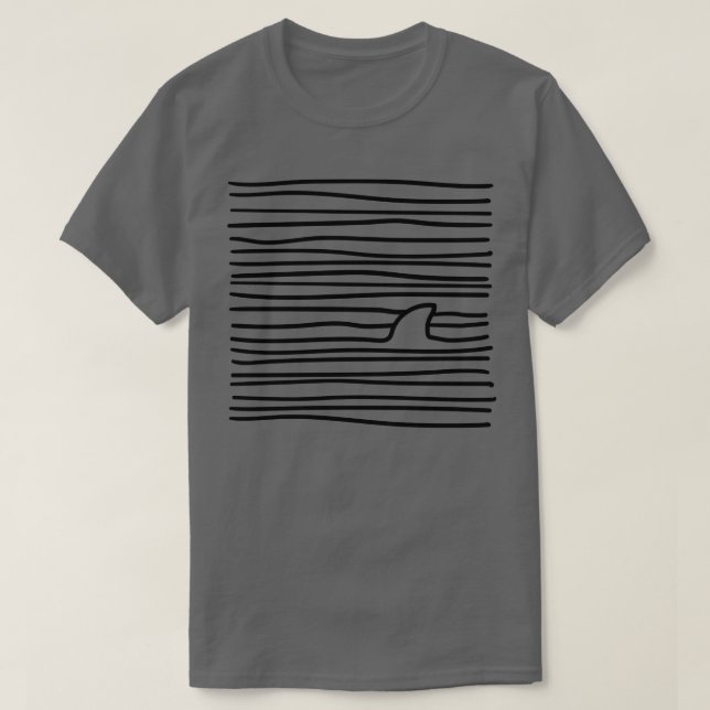 Minimalistische Linie Zeichnend einfaches, einziga T-Shirt (Design vorne)
