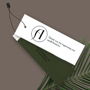 Minimalistische Logo-Business-Hang-Tag-Karte