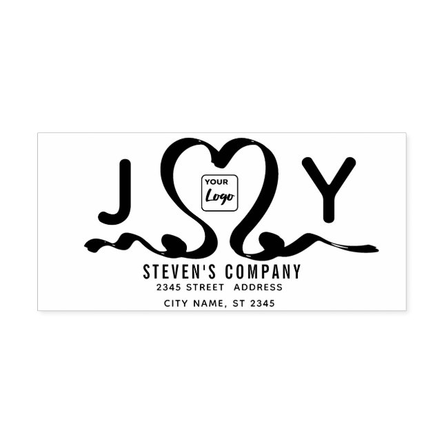 Minimalistische Logokalligraphie Permastempel (Design)