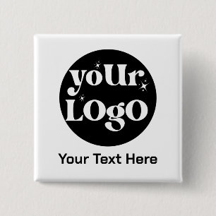 Minimalistische Logos und Texte Button