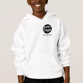 Minimalistische Logos und Texte Hoodie