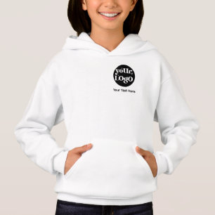 Minimalistische Logos und Texte Hoodie