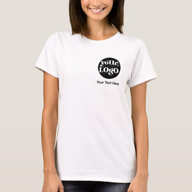Minimalistische Logos und Texte T-Shirt (Vorderseite)