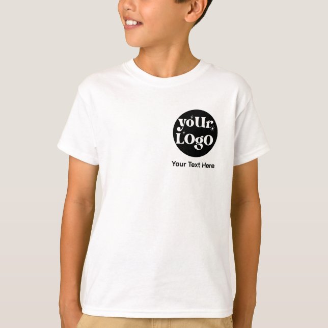 Minimalistische Logos und Texte T-Shirt (Vorderseite)