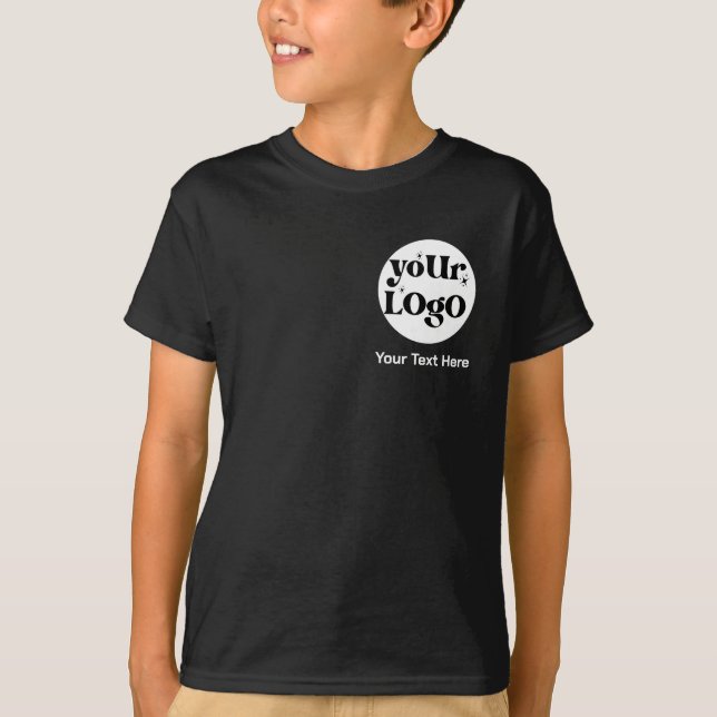 Minimalistische Logos und Texte T-Shirt (Vorderseite)