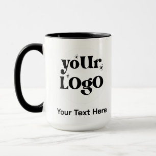 Minimalistische Logos und Texte Tasse