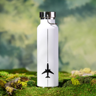 Minimalistische Luftfahrt Trinkflasche
