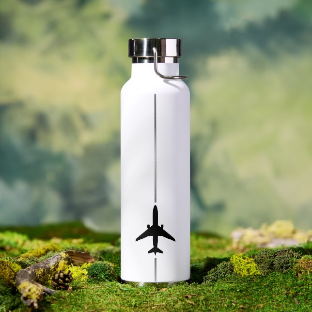 Minimalistische Luftfahrt Trinkflasche (Außenbereich)