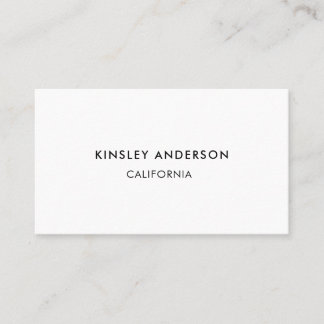 Minimalistische Luxusboutique Visitenkarte