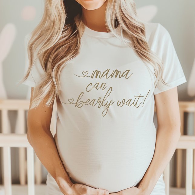 Minimalistische Mama kann Babydusche fürs frühzeit T-Shirt (Von Creator hochgeladen)