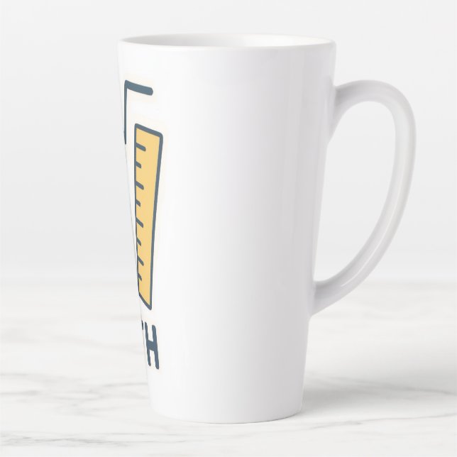 Minimalistische Mathematik - Rechner, Lineal Milchtasse (Rechts)