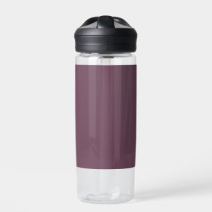 Minimalistische Matte Pflaume Trinkflasche