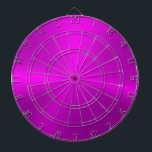 Minimalistische Metallische Hot Pink Textur Dartscheibe<br><div class="desc">Elegante metallische heiß rosa Textur gebürstete Aluminium-Look. Minimalistisches,  einfaches,  modernes,  raffiniertes Design.</div>