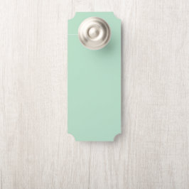 Minimalistische Minze Grüntür Hanger Türanhänger