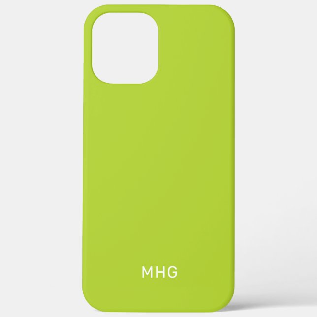 Minimalistische Mit Monogramm Telefonfälle Case-Mate iPhone Hülle (Rückseite)