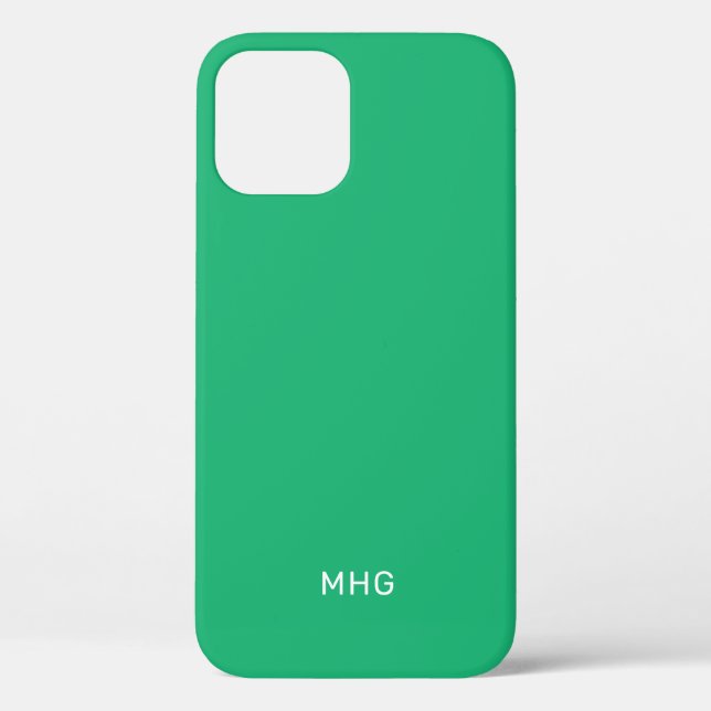 Minimalistische Mit Monogramm Telefonfälle Case-Mate iPhone Hülle (Rückseite)