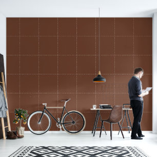 Minimalistische mochafarbene schlichte, solide Far Tapete