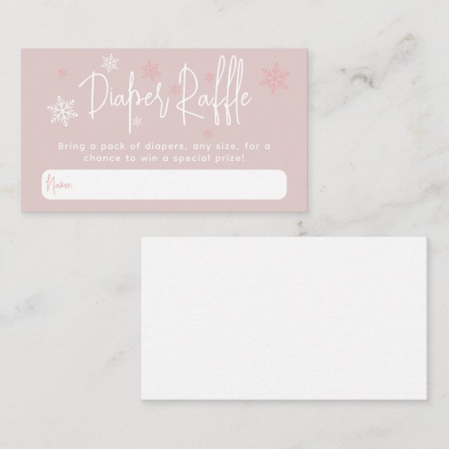 Minimalistische, moderne Baby Girl Dusche Begleitkarte (Vorne/Hinten)