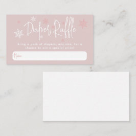 Minimalistische, moderne Baby Girl Dusche Begleitkarte