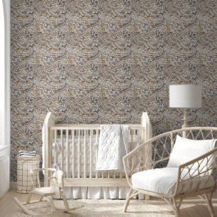 Minimalistische moderne Babyausstattung aus Kleins Tapete
