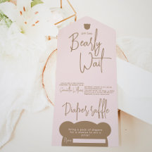 Minimalistische moderne Babydusche