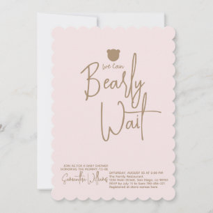 Minimalistische moderne Babydusche Einladung