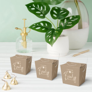 Minimalistische moderne Bärendusche Gefallen B Geschenkschachtel