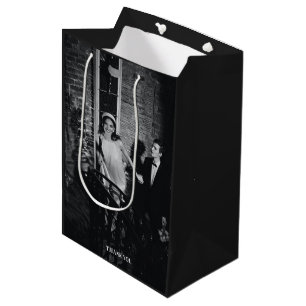 Minimalistische moderne benutzerdefinierte Foto-Ho Mittlere Geschenktüte
