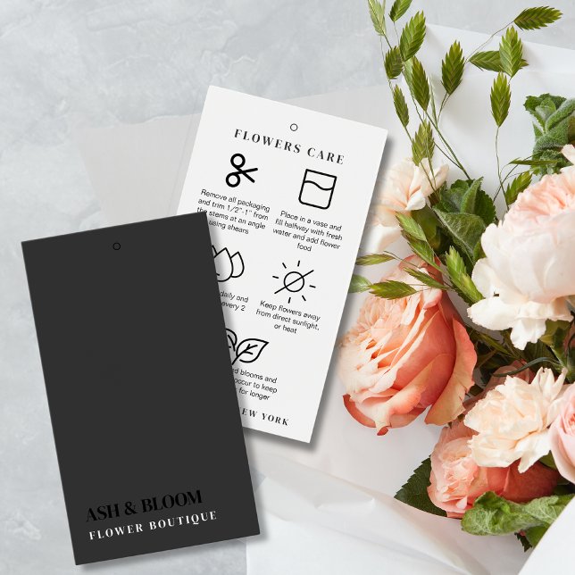 Minimalistische moderne Blume Pflege Florist Hang  (Von Creator hochgeladen)