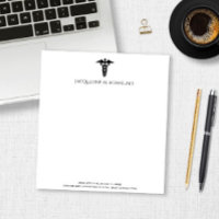 Minimalistische moderne Caduceus Medical Doctor Nu