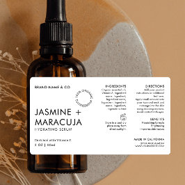 Minimalistische moderne, einfache, kosmetische Tro