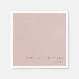 Minimalistische, moderne, einfache, stürmische Blu Serviette