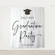 Minimalistische Moderne Elegante Graduierungsparty
