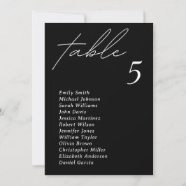 Minimalistische moderne Hochzeitskarte Einladung