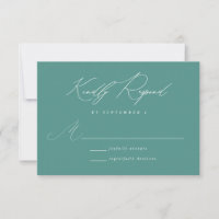 Minimalistische moderne kalligraphische Hochzeit R