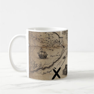 Minimalistische moderne Kartenkunst - Elegantes Ve Kaffeetasse