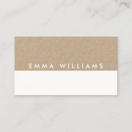 Minimalistische moderne Kraft-Business-Karte Visitenkarte