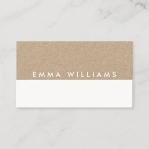 Minimalistische moderne Kraft-Business-Karte Visitenkarte
